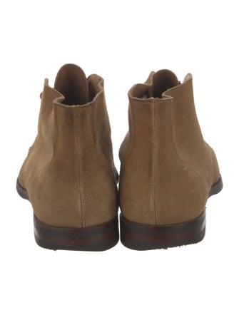 Crockett & Jones Suede Lace-Up Boots