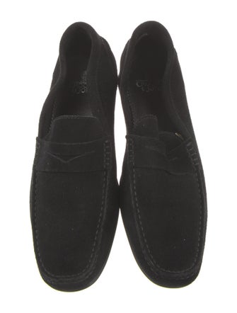 Crockett & Jones Suede Dress Loafers