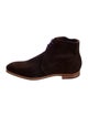 Crockett & Jones Suede Lace-Up Boots