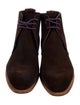 Crockett & Jones Suede Lace-Up Boots