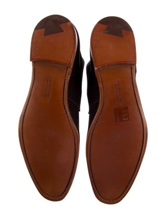 Crockett & Jones Suede Lace-Up Boots