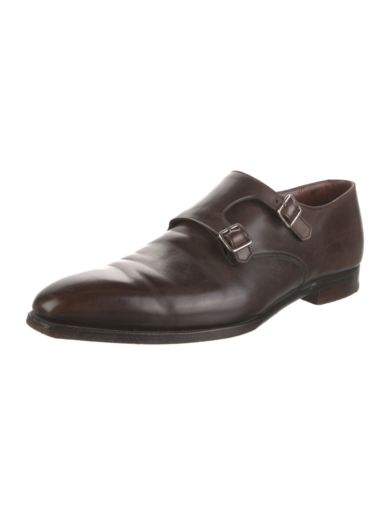 Crockett & Jones Leather Monk Straps
