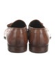 Crockett & Jones Leather Tassel Accents Dress Loafers