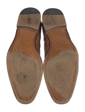 Crockett & Jones Leather Lasercut Accents Brogues