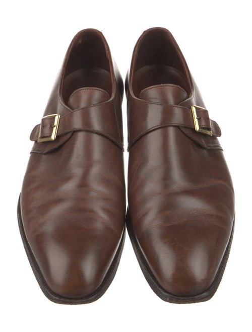 Crockett & Jones Leather Monk Straps