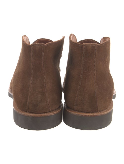 Crockett & Jones Suede Lace-Up Boots