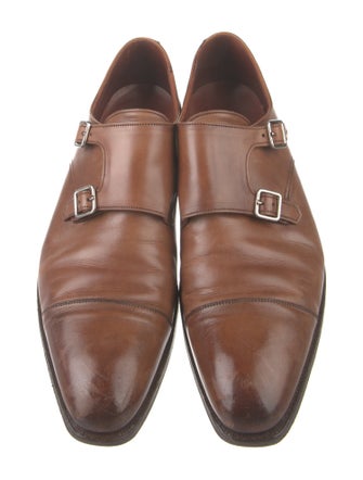 Crockett & Jones Leather Monk Straps