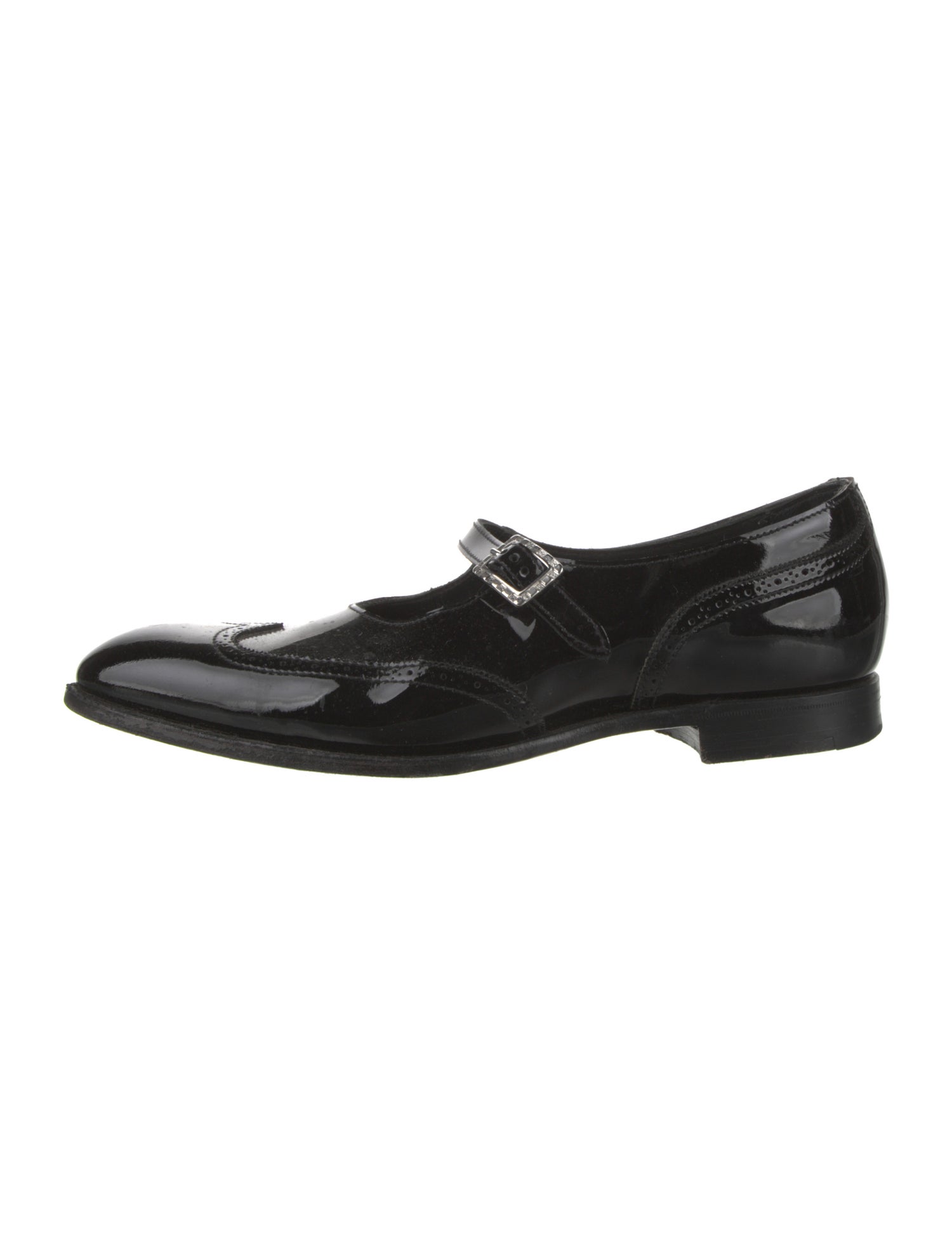 Crockett & Jones Patent Leather Mary Jane Flats