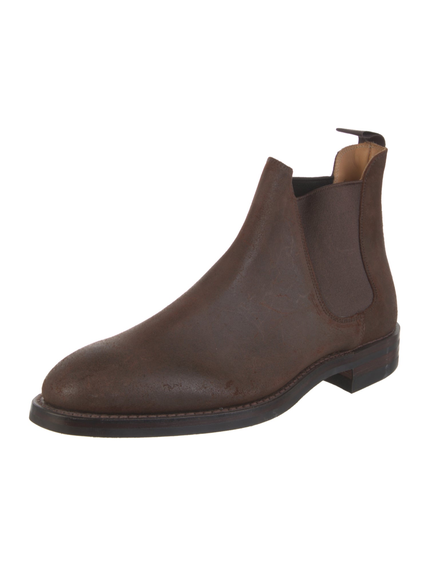 Crockett & Jones Nubuck Chelsea Boots