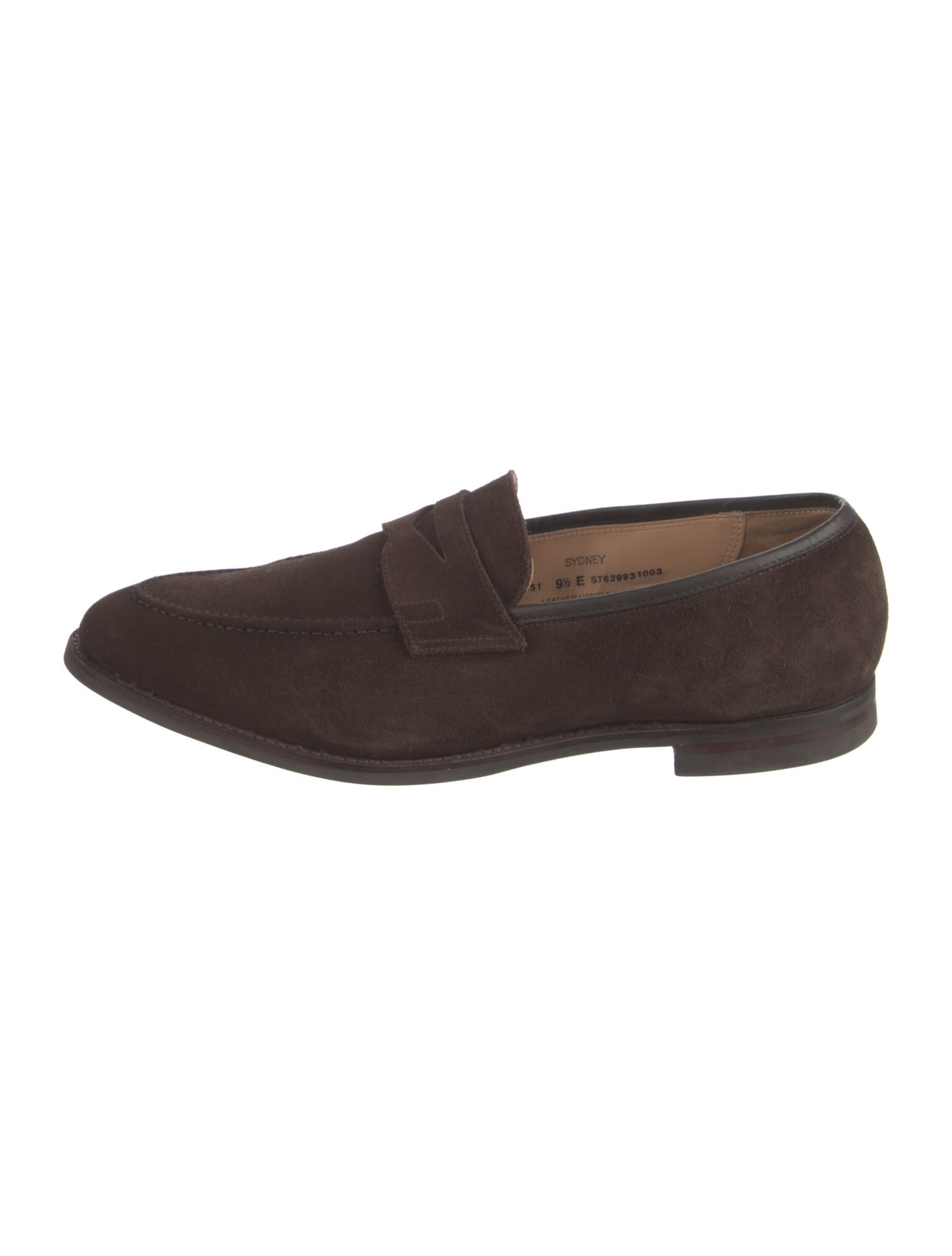 Crockett & Jones Suede Dress Loafers