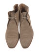 Crockett & Jones Suede Lace-Up Boots