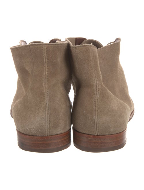 Crockett & Jones Suede Lace-Up Boots