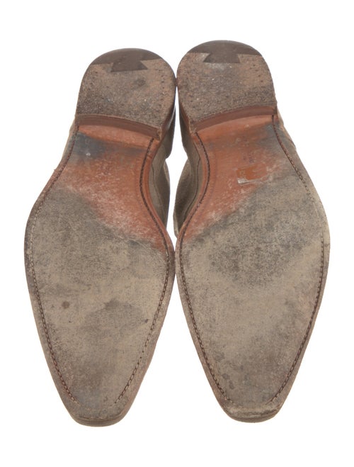 Crockett & Jones Suede Lace-Up Boots