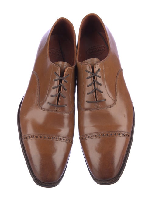 Crockett & Jones Leather Lasercut Accents Oxfords