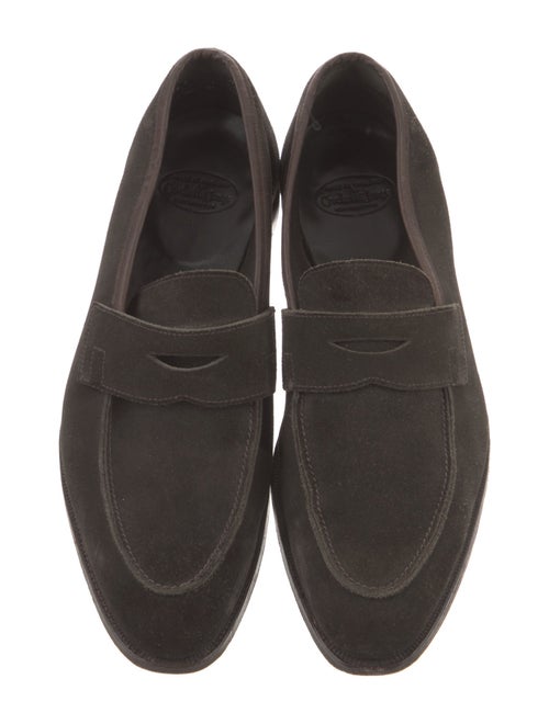 Crockett & Jones Suede Dress Loafers