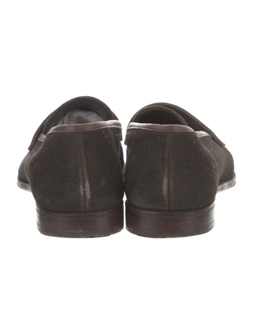 Crockett & Jones Suede Dress Loafers