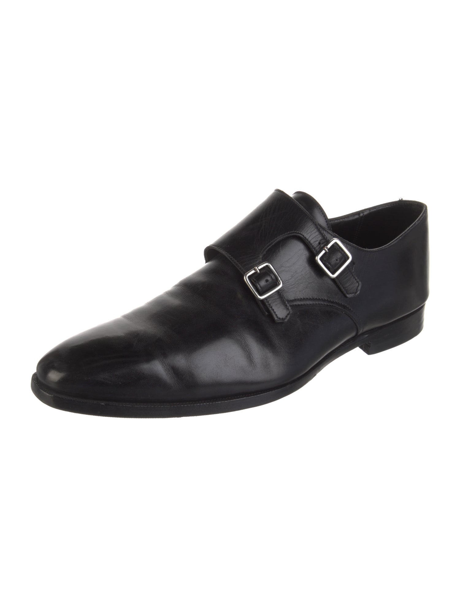 Crockett & Jones Leather Monk Straps
