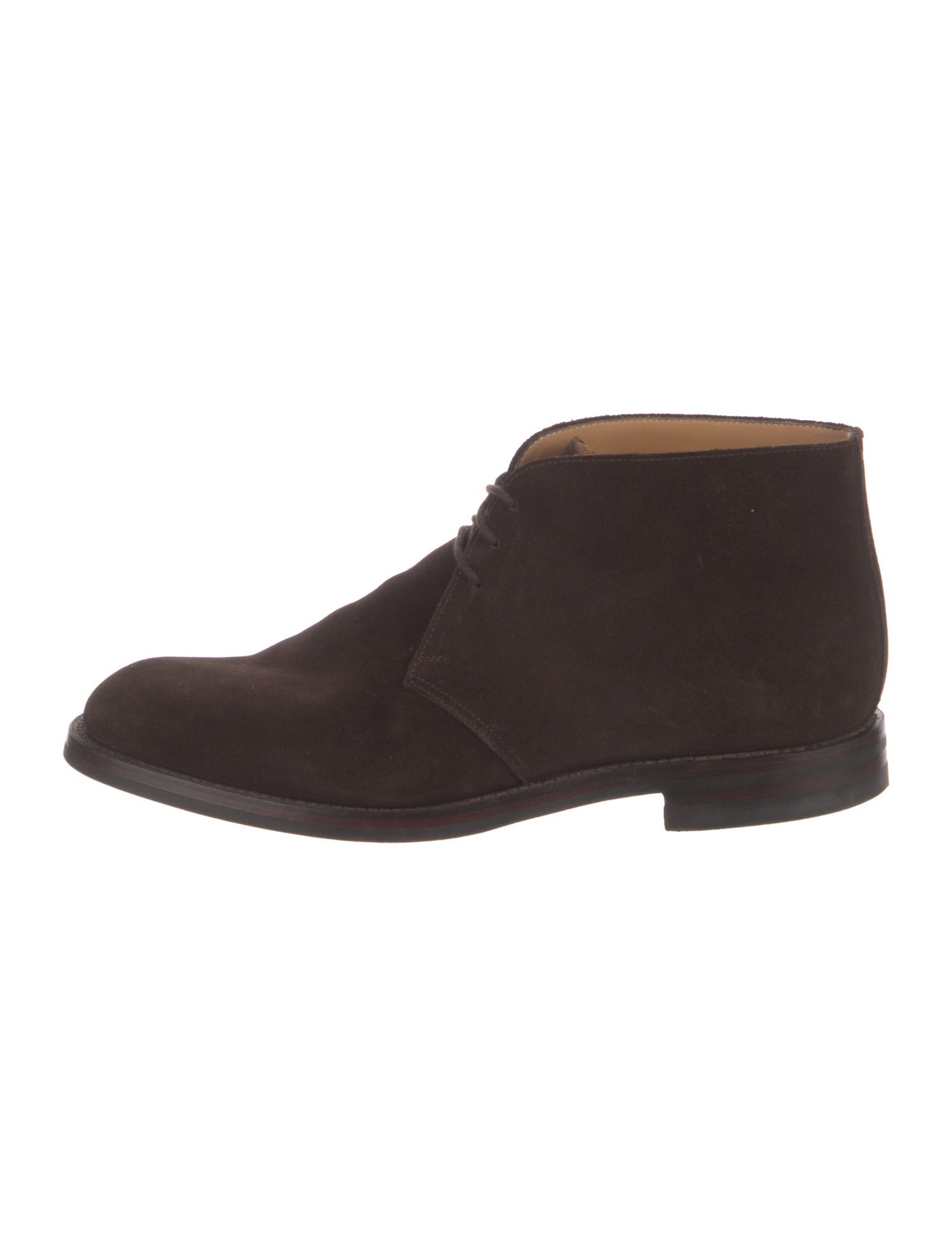 Crockett & Jones Suede Lace-Up Boots