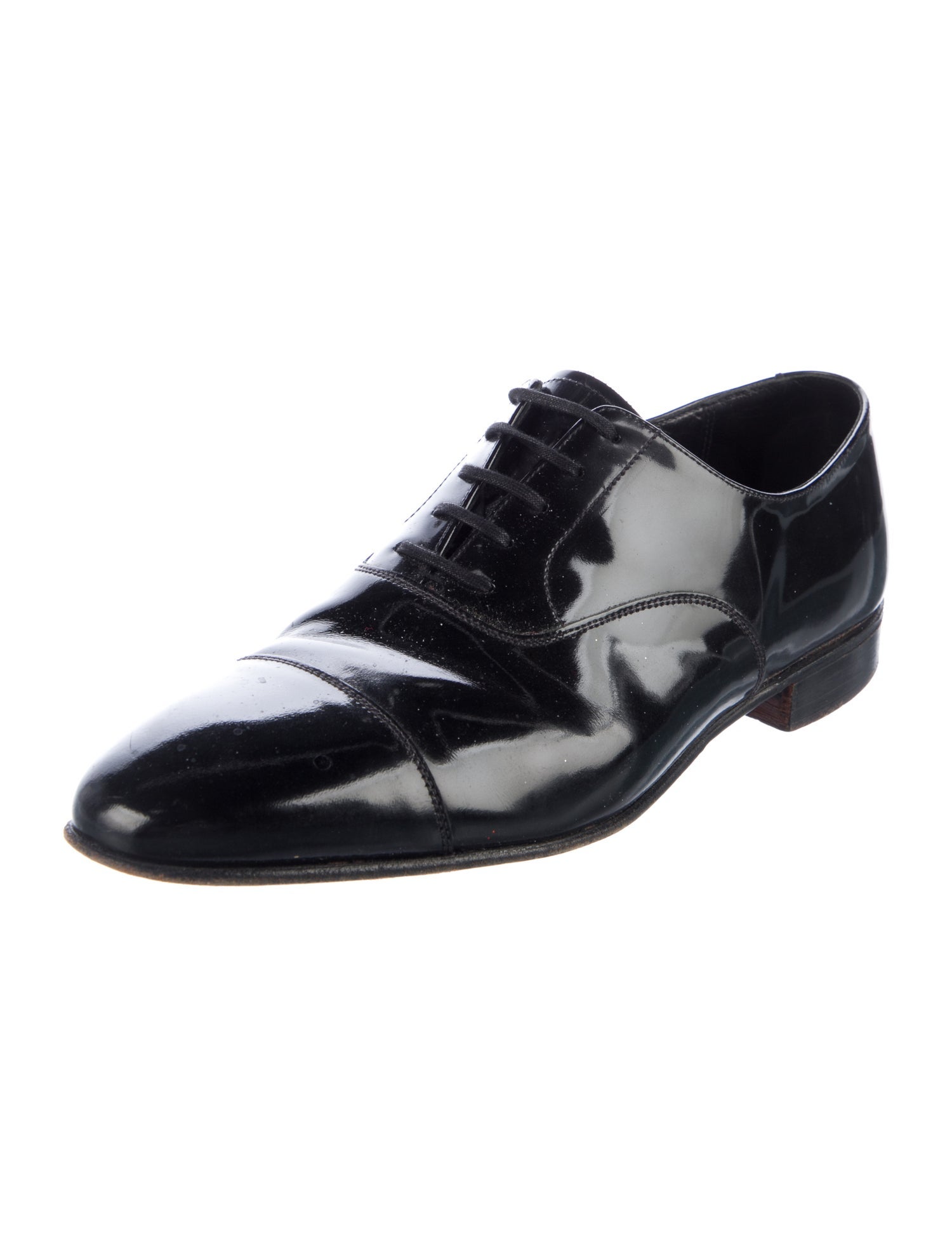 Crockett & Jones Patent Leather Oxfords