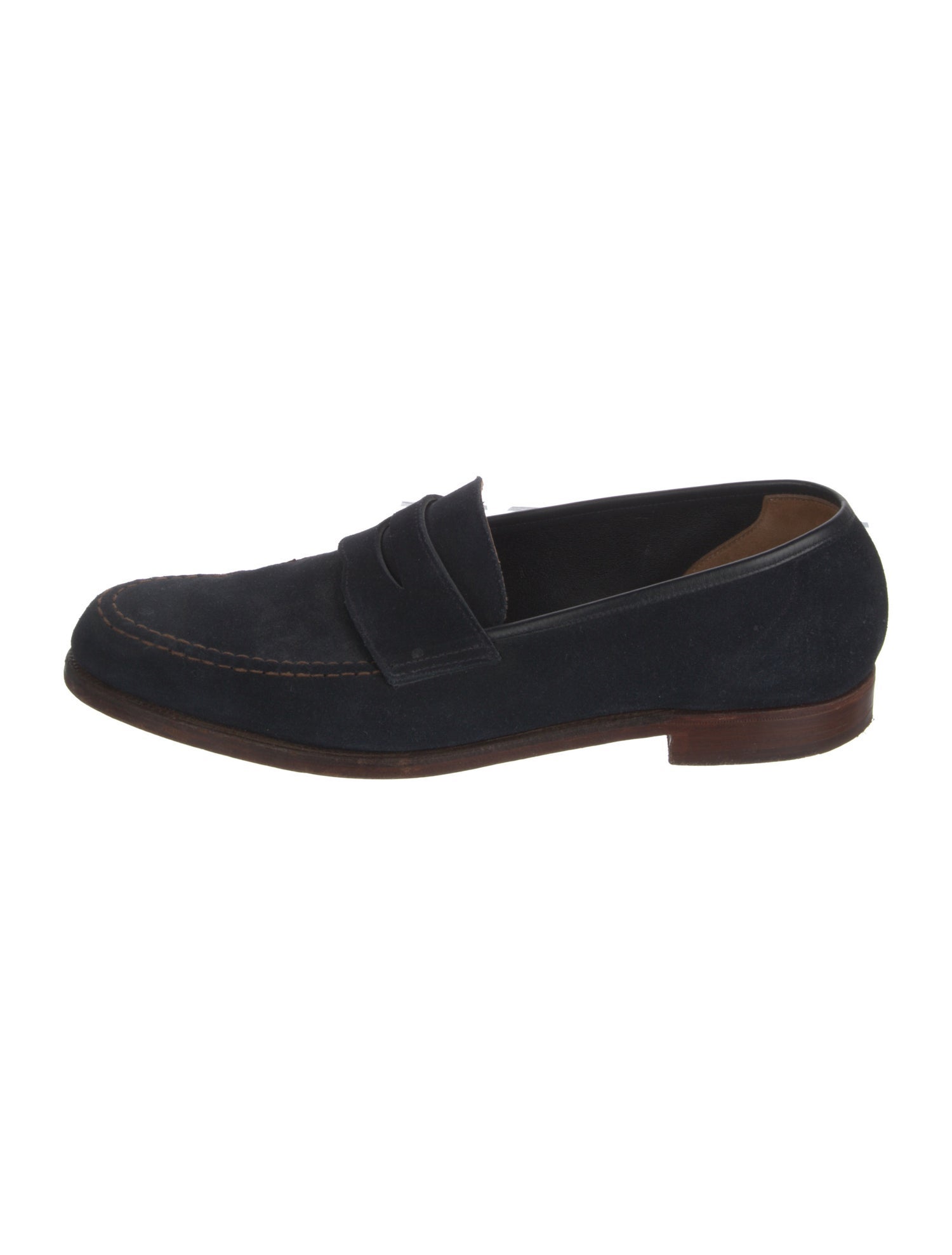 Crockett & Jones Suede Dress Loafers