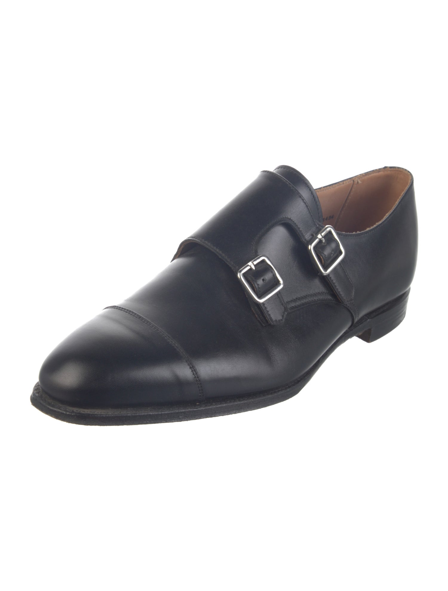 Crockett & Jones Leather Monk Straps
