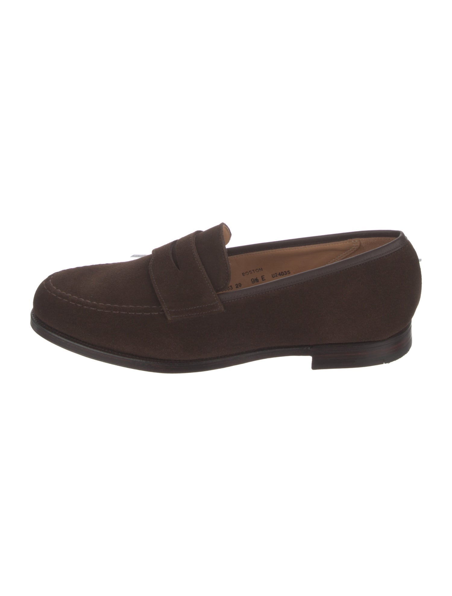 Crockett & Jones Suede Dress Loafers