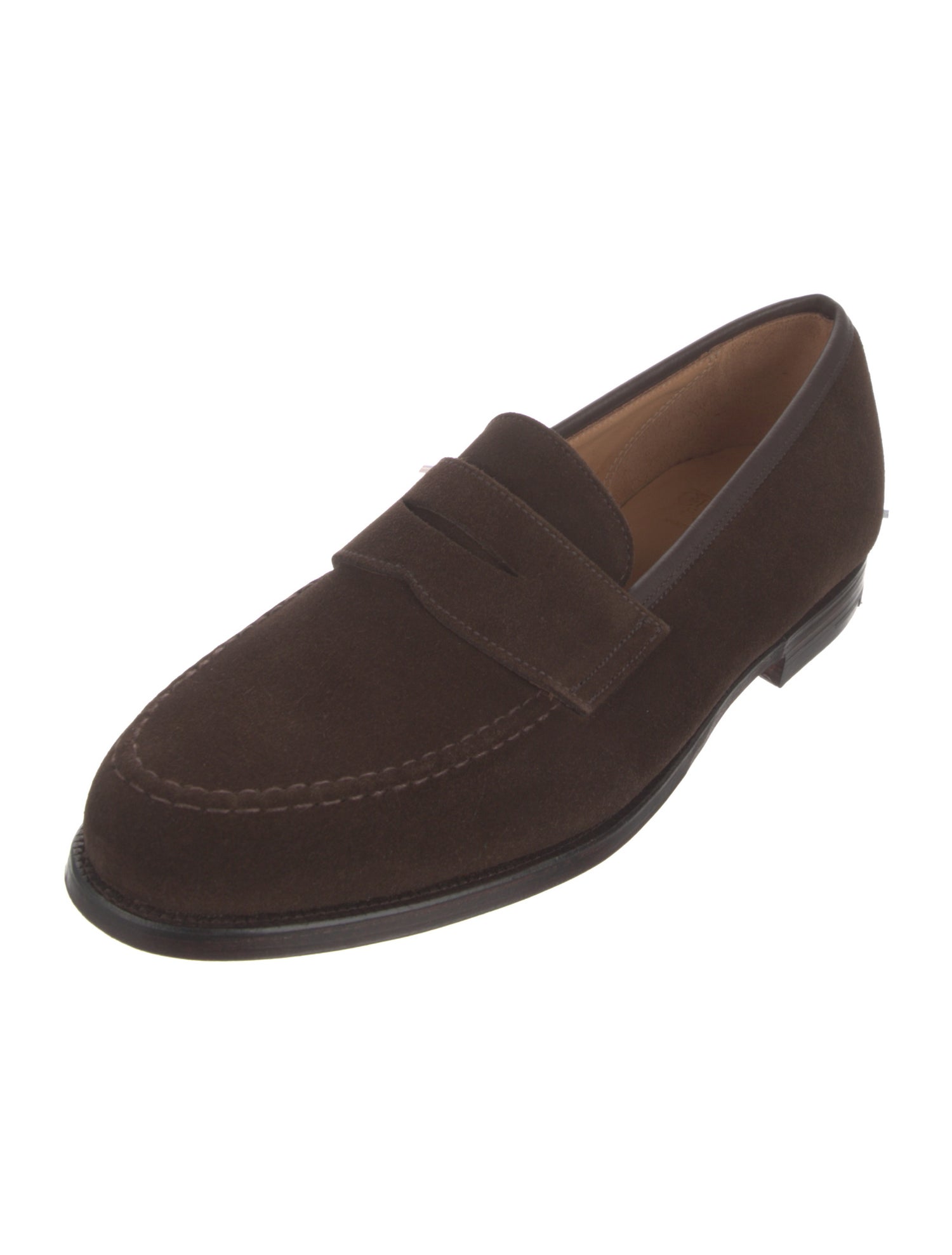 Crockett & Jones Suede Dress Loafers