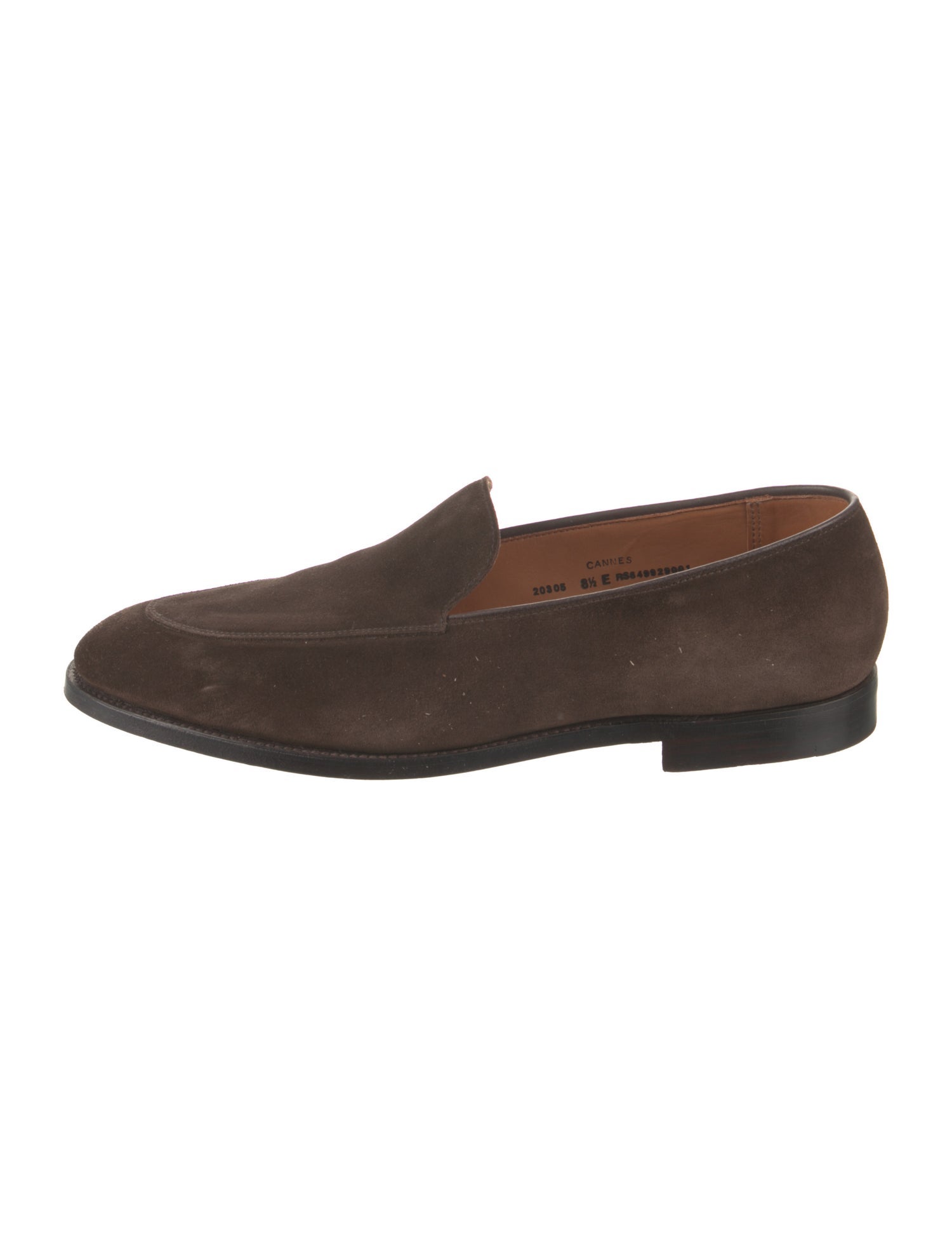 Crockett & Jones Suede Dress Loafers