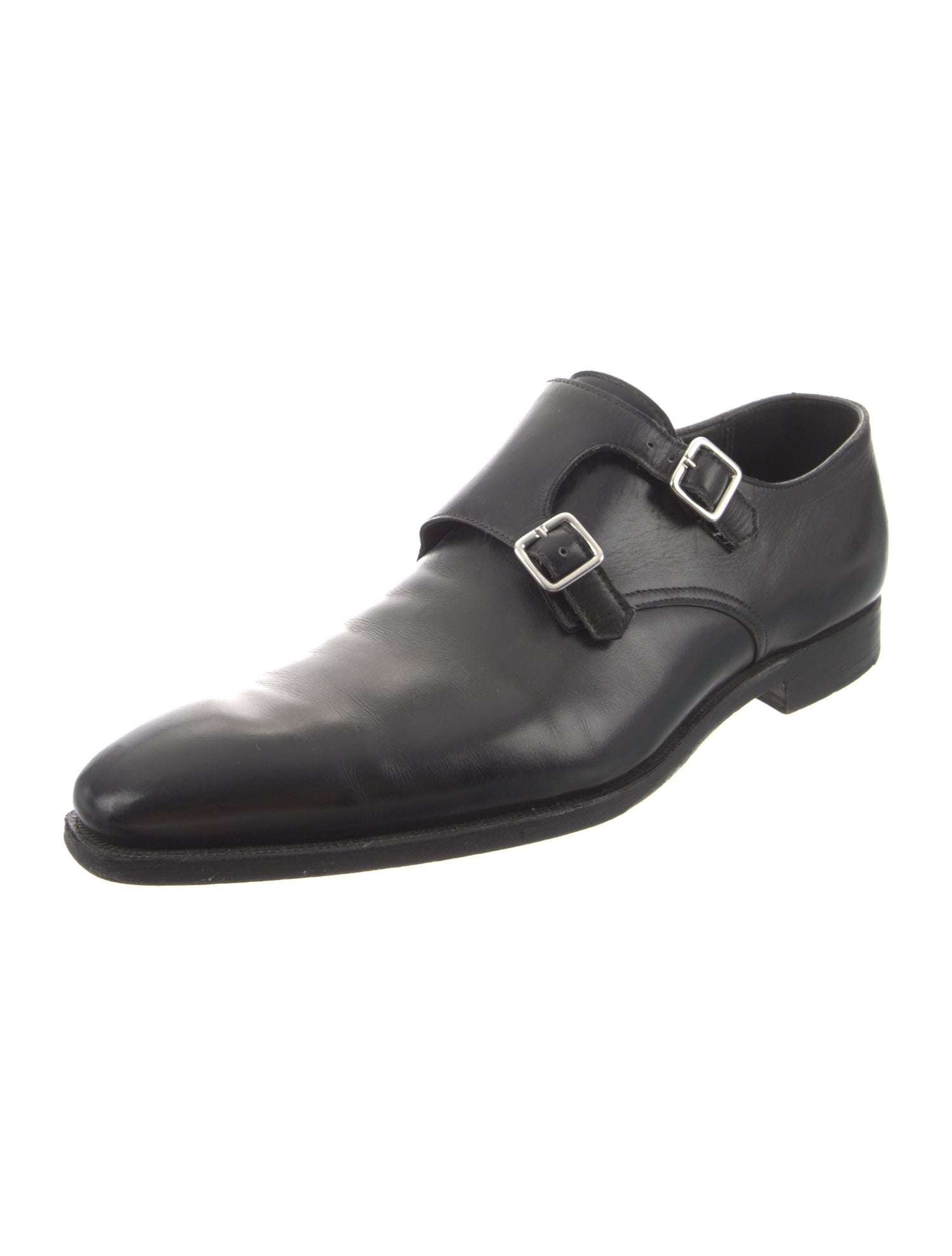 Crockett & Jones Leather Monk Straps
