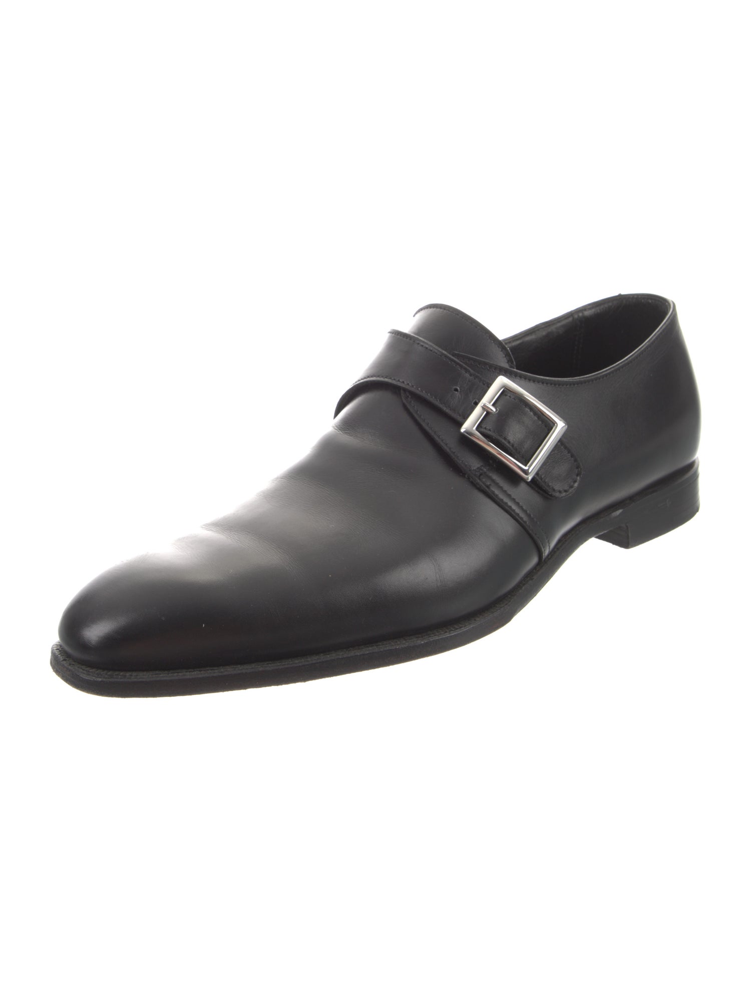 Crockett & Jones Leather Monk Straps