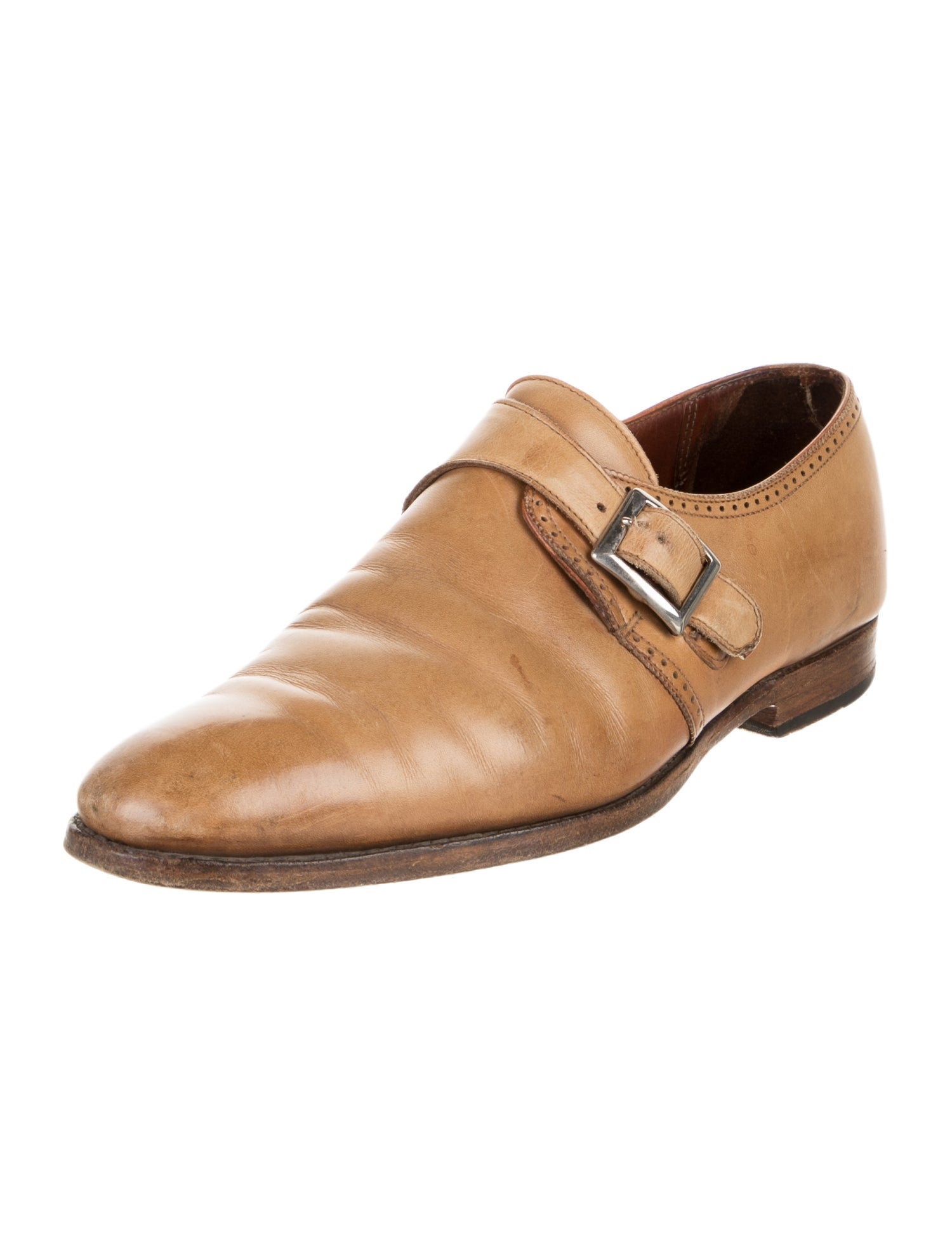 Crockett & Jones Leather Monk Straps