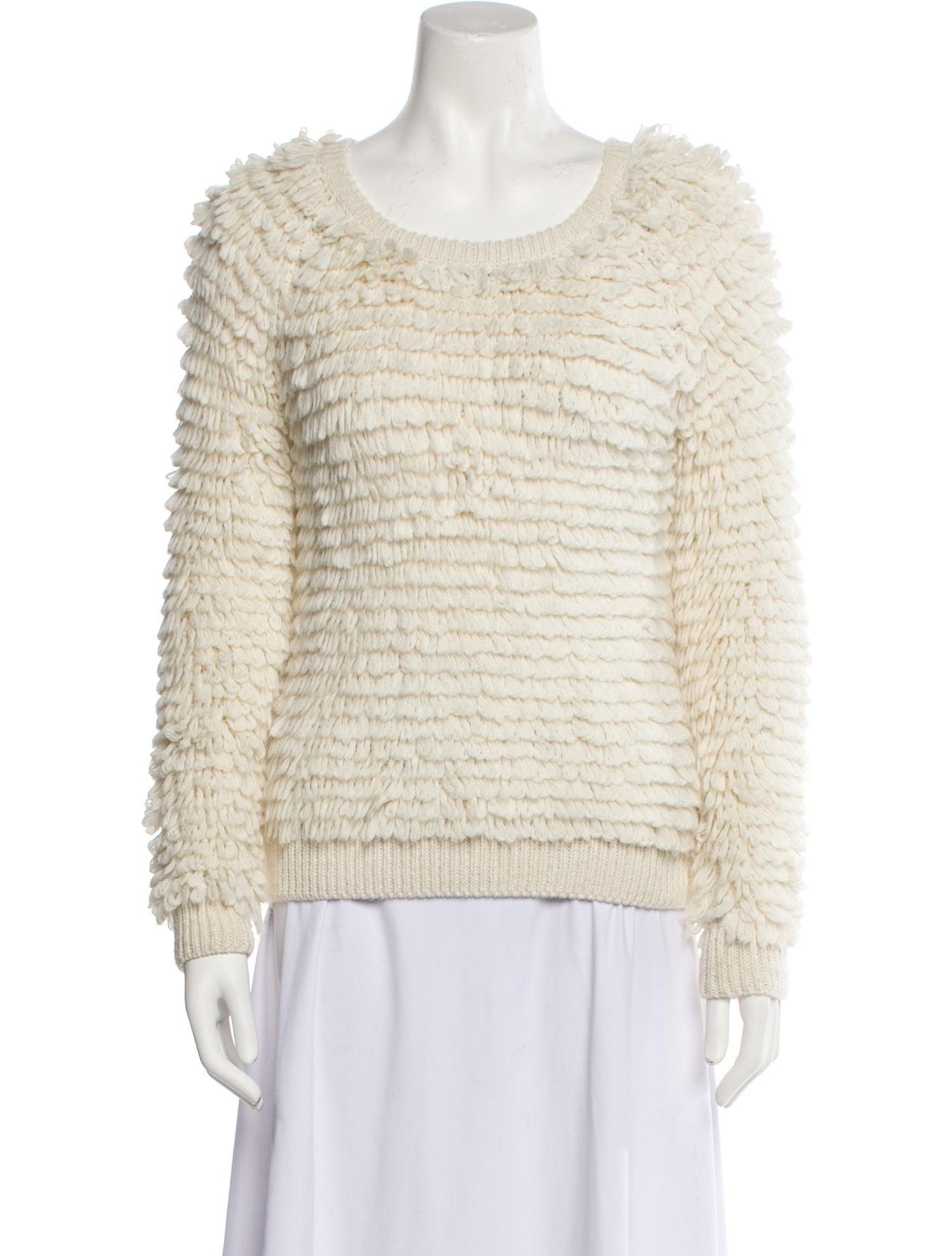 Cardigan Alpaca Scoop Neck Sweater