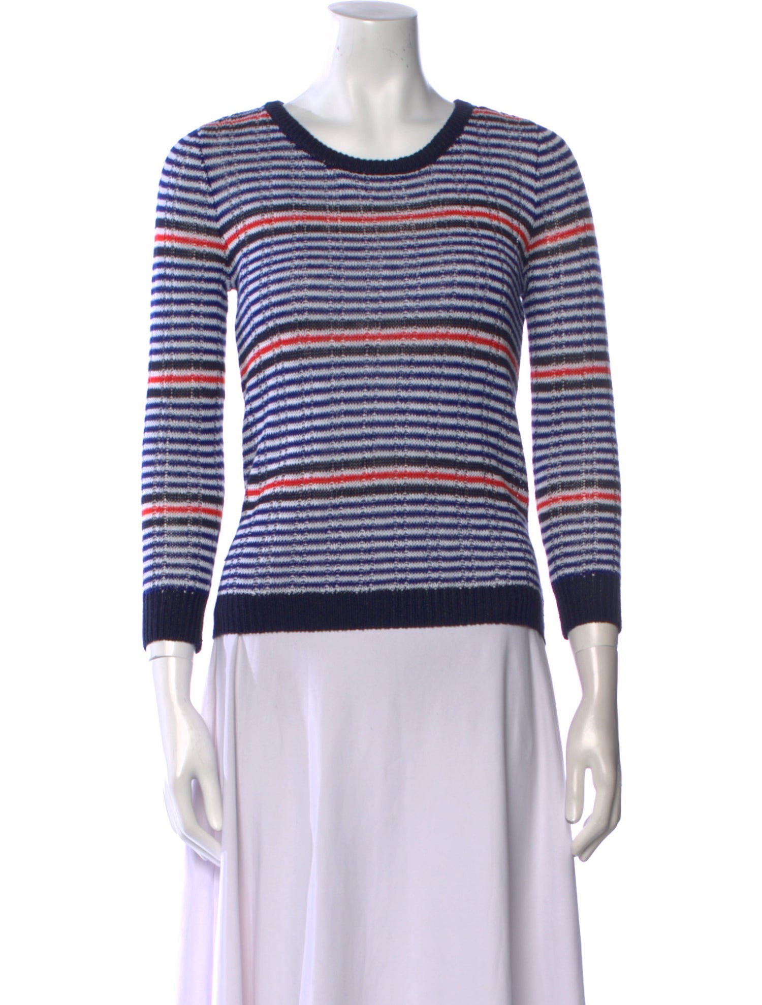 Cardigan Linen Striped Sweater