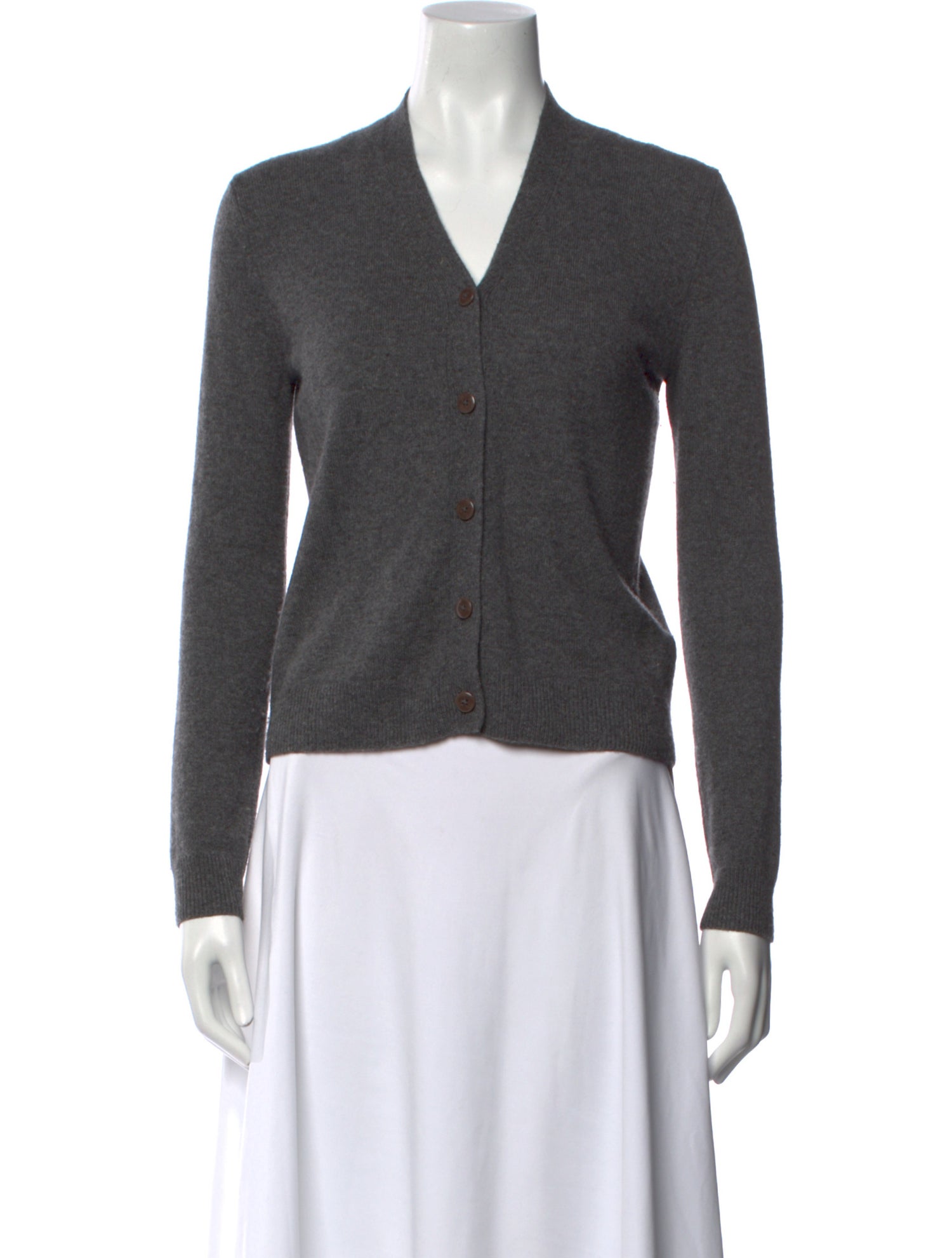 Cardigan Cashmere V-Neck Sweater