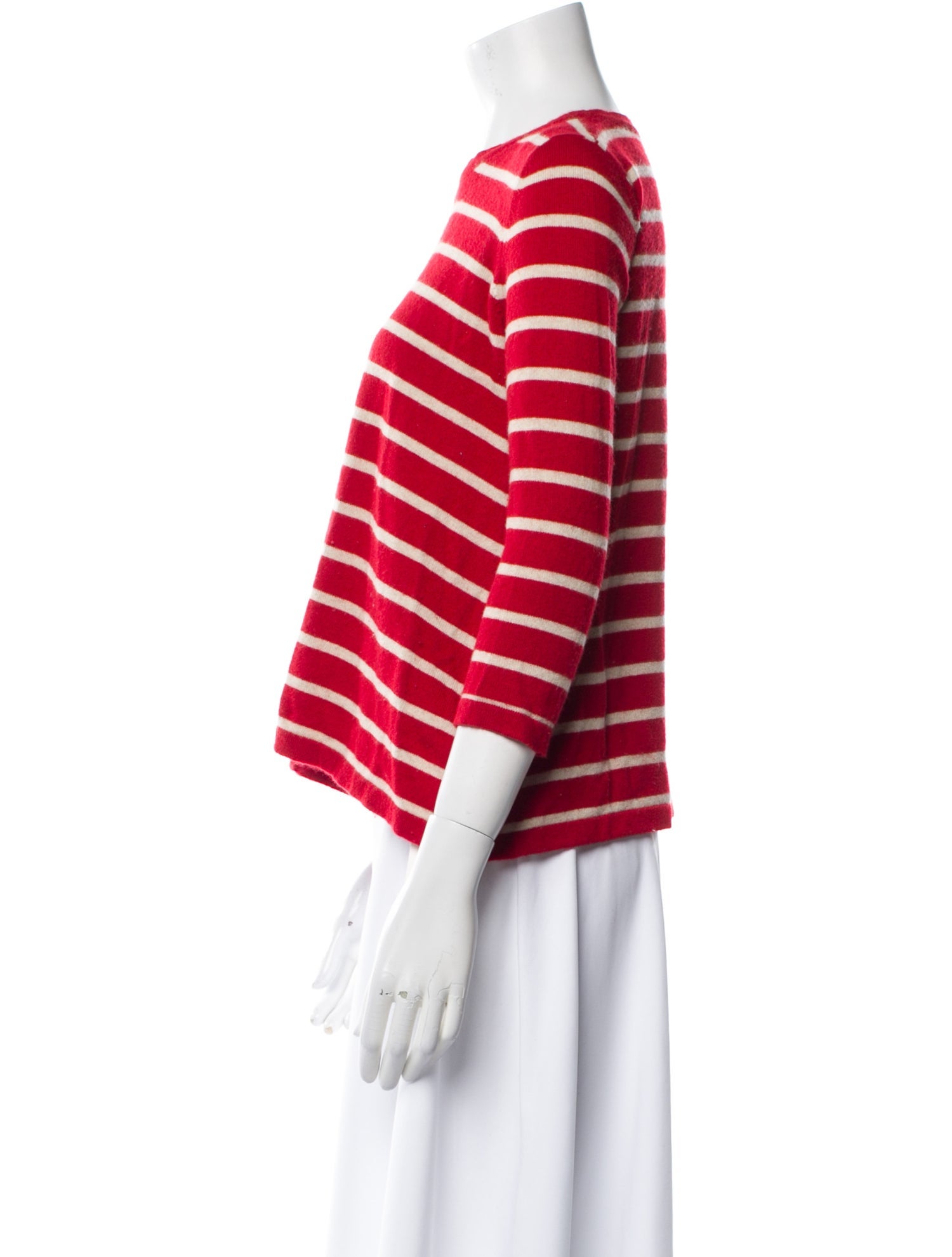 Cardigan Cashmere Striped Sweater