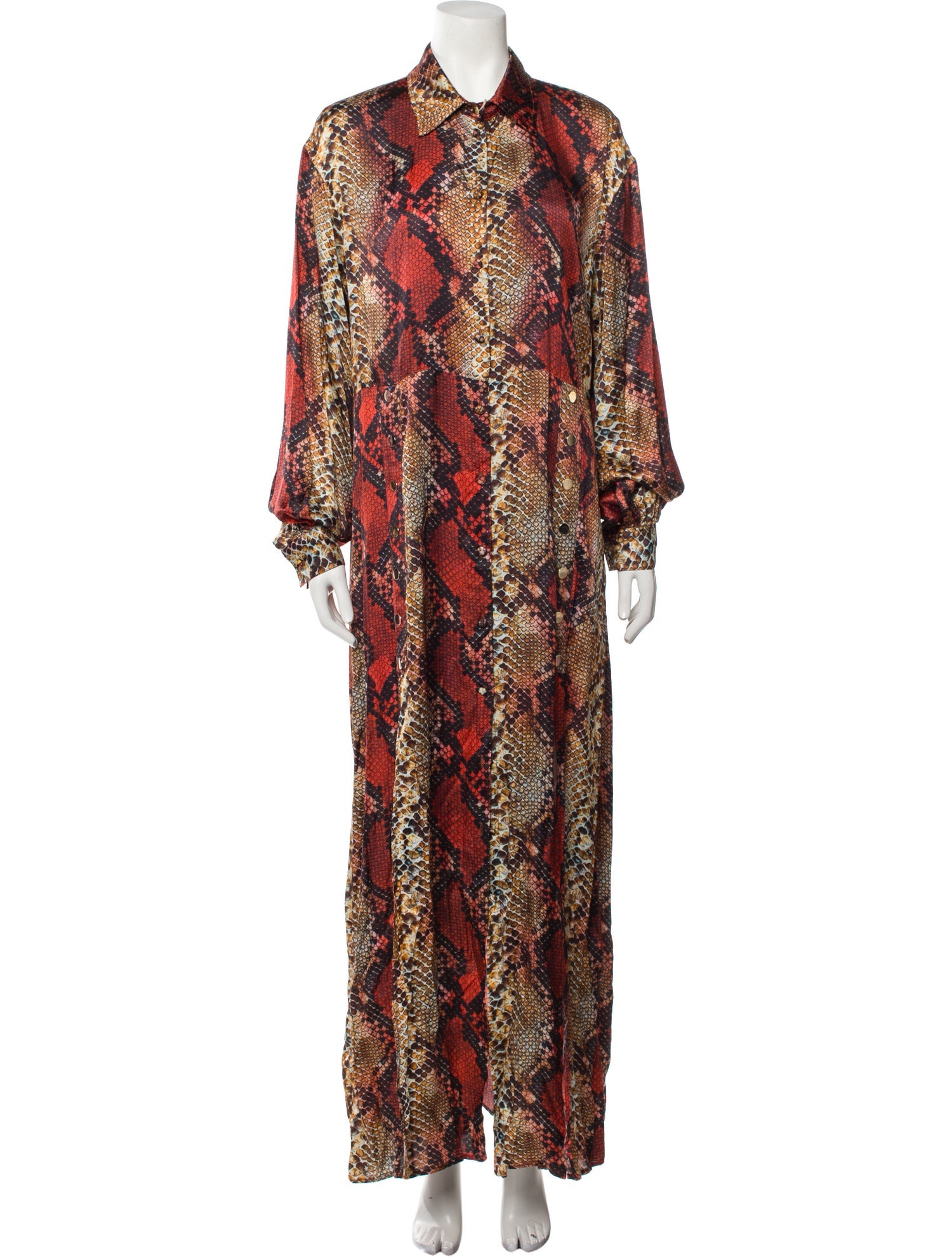 Cristinaeffe Animal Print Long Dress