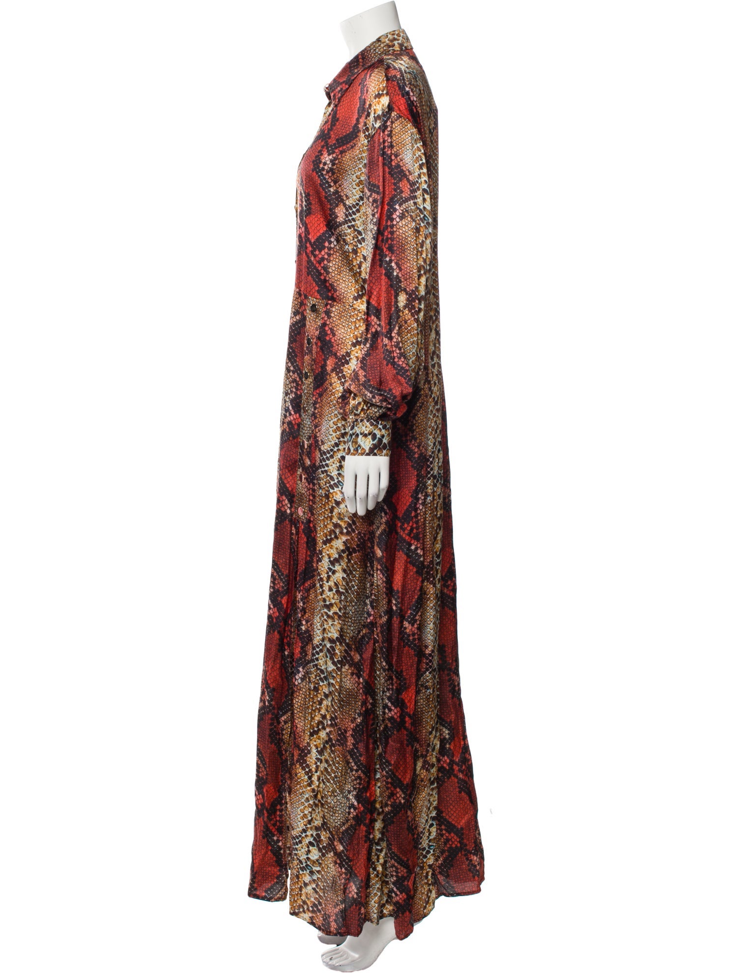 Cristinaeffe Animal Print Long Dress