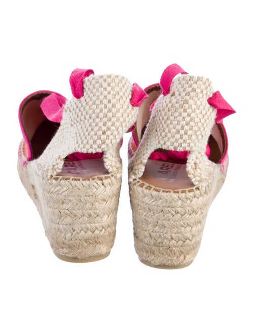 Carel Paris Canvas Printed Slingback Pumps