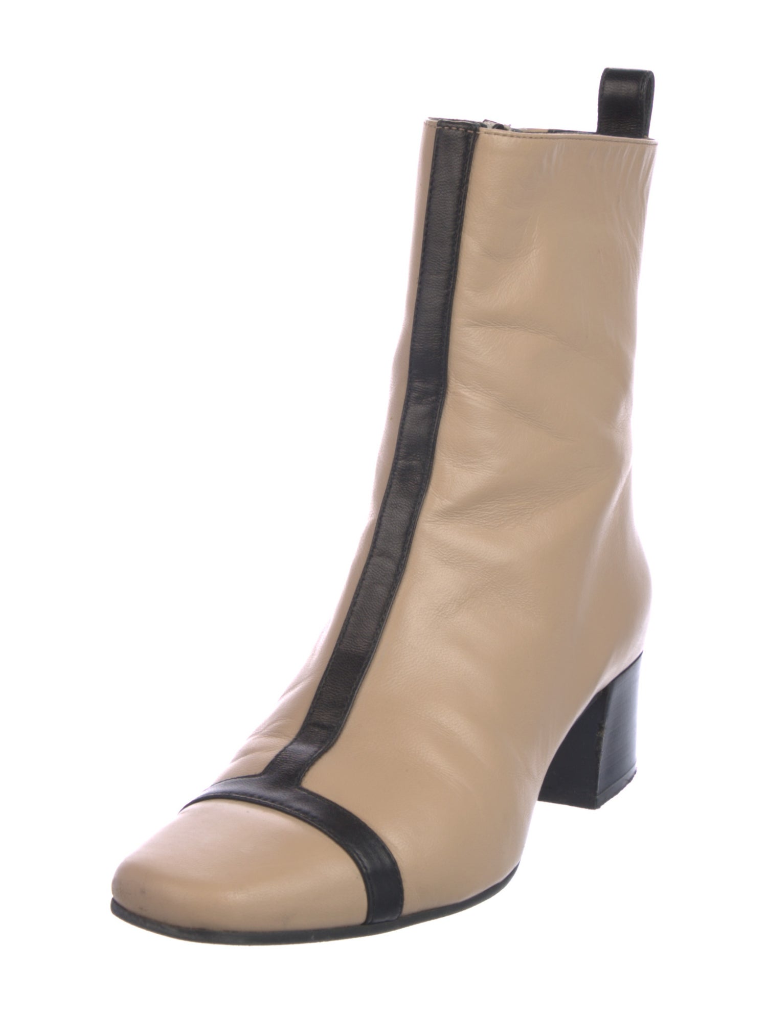 Carel Paris Leather Striped Boots