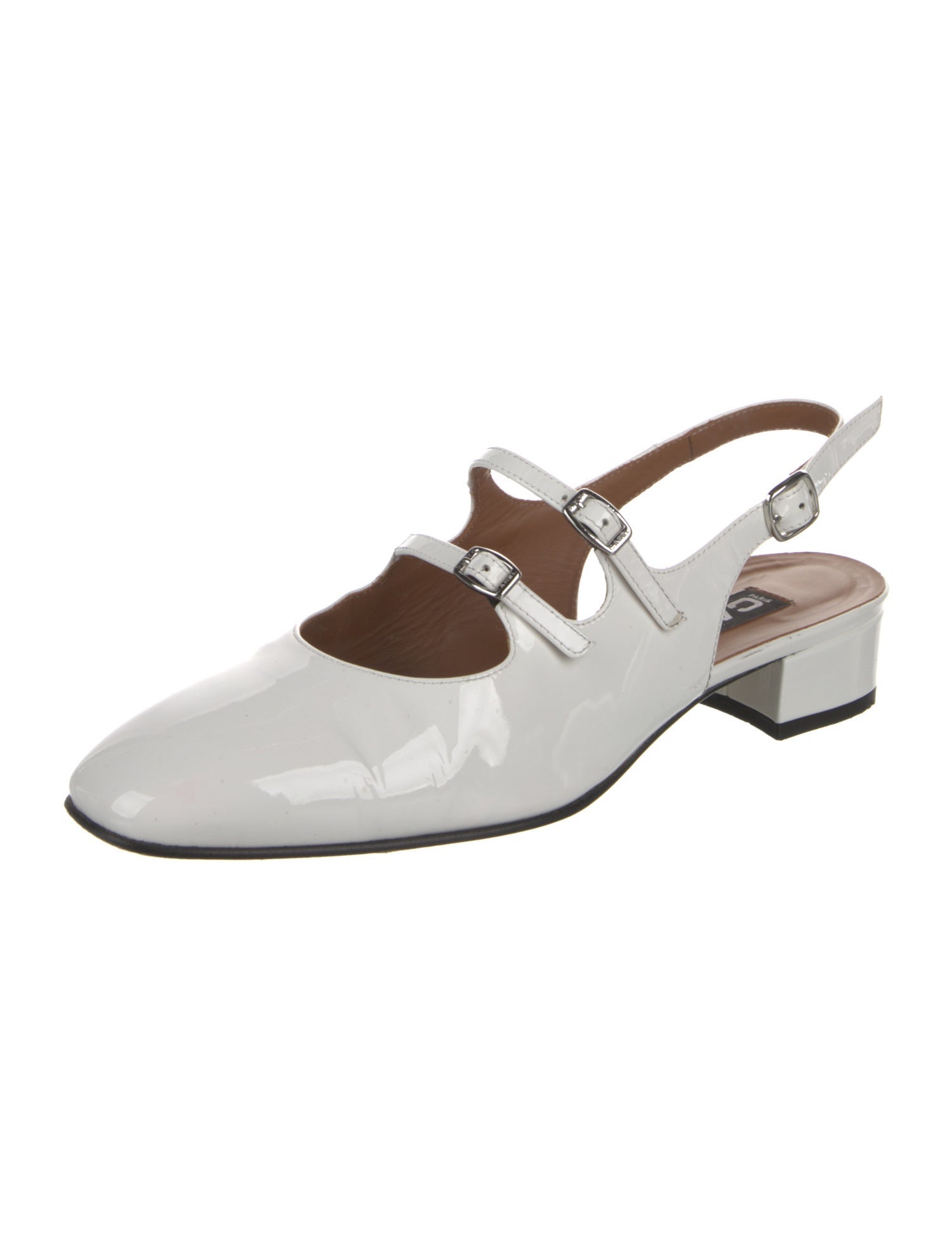 Carel Paris Patent Leather Slingback Pumps