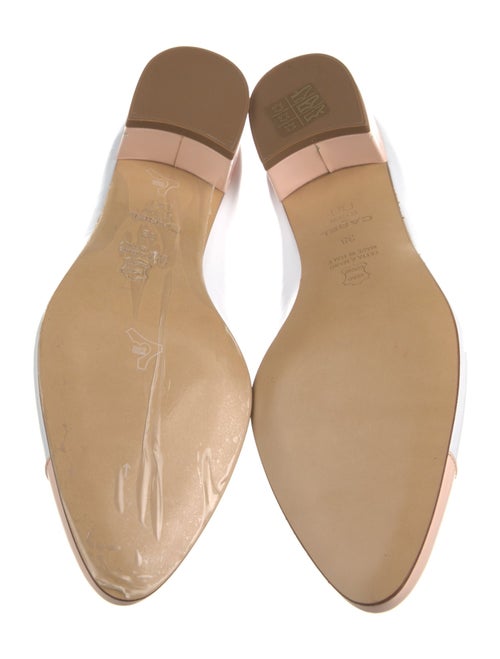 Carel Paris Patent Leather Colorblock Pattern Mules