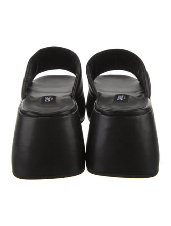 Carel Paris Leather Embroidered Accent Slides