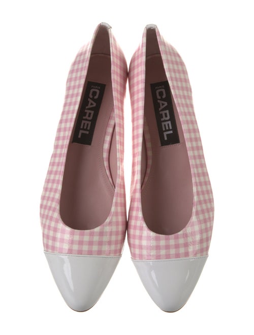 Carel Paris Patent Leather Printed Ballet Flats