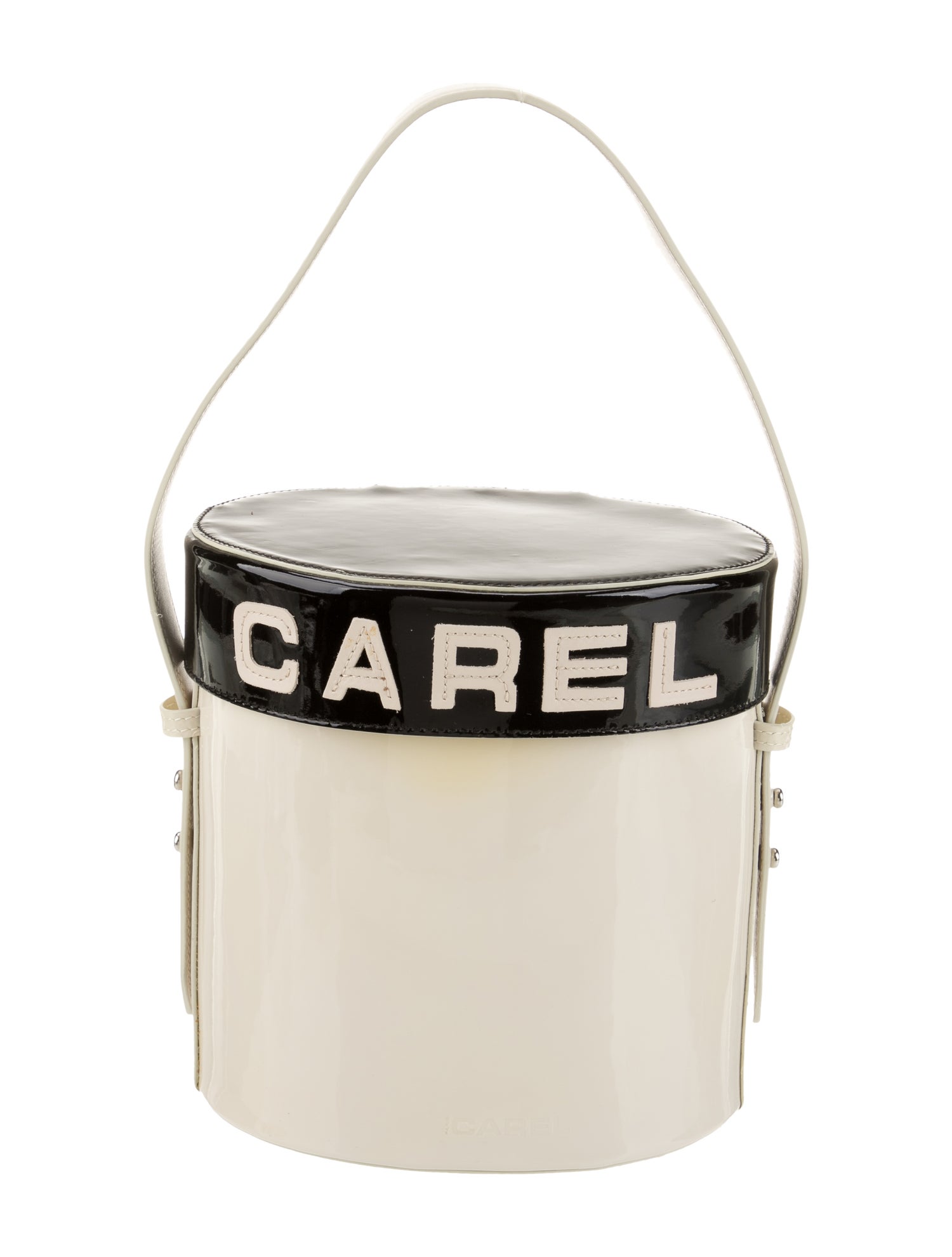 Carel Paris Patent Leather Bucket Bag w/ Tags