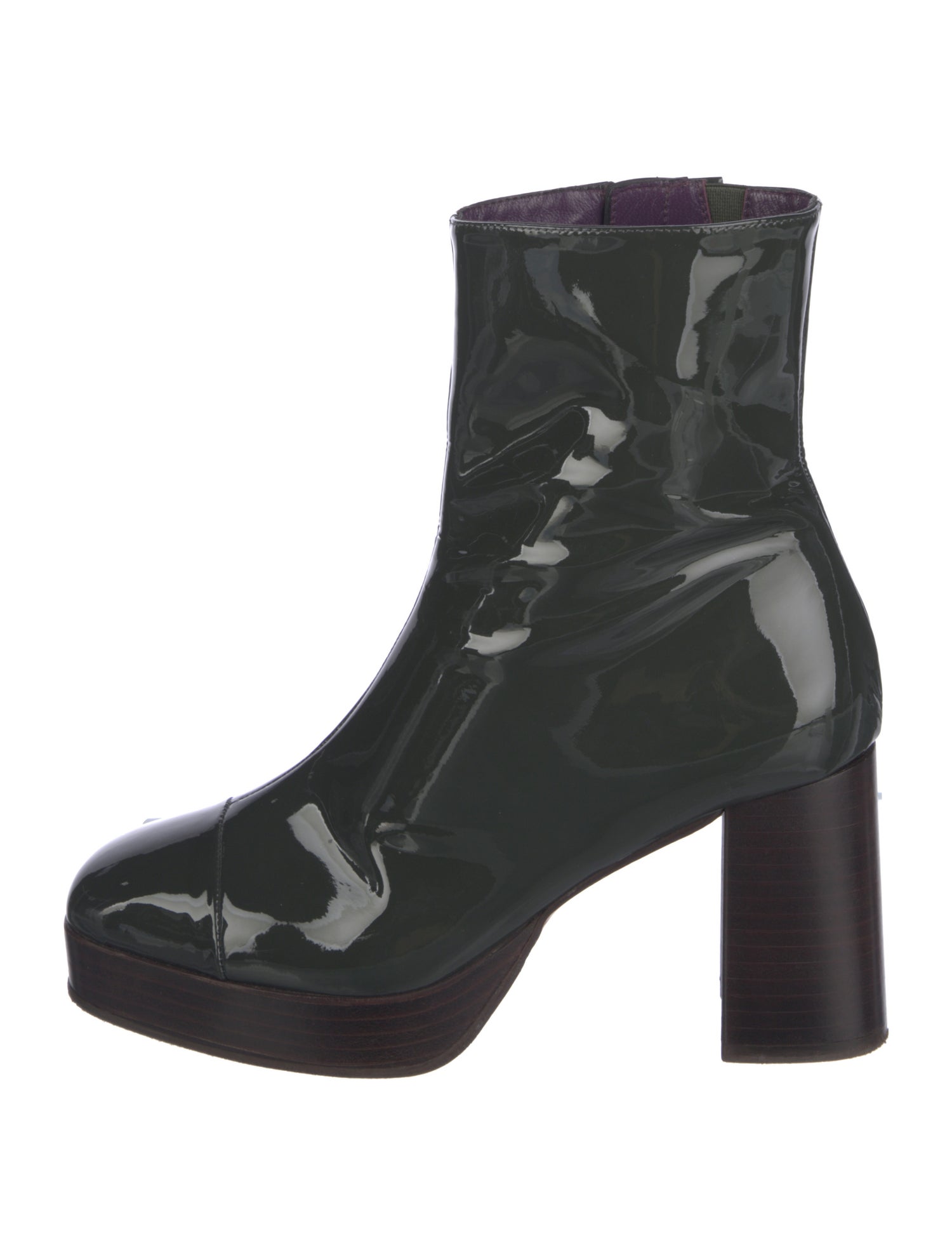 Carel Paris Patent Leather Boots