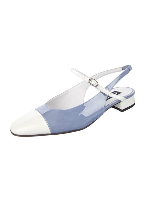 Carel Paris Patent Leather Slingback Flats