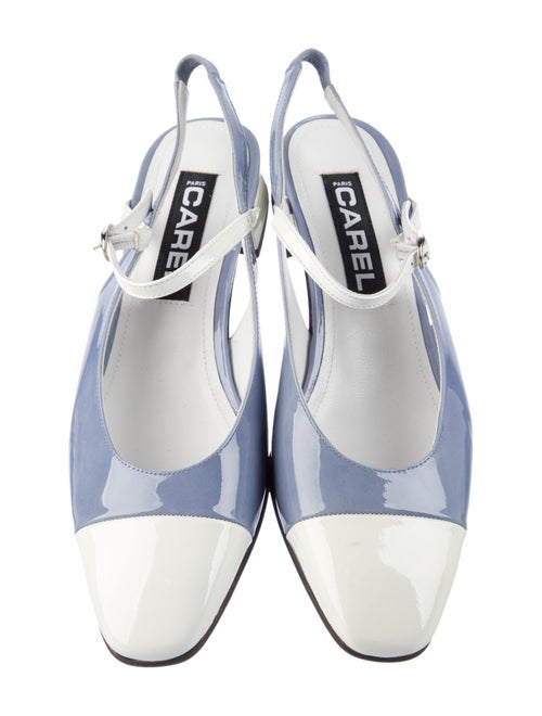 Carel Paris Patent Leather Slingback Flats