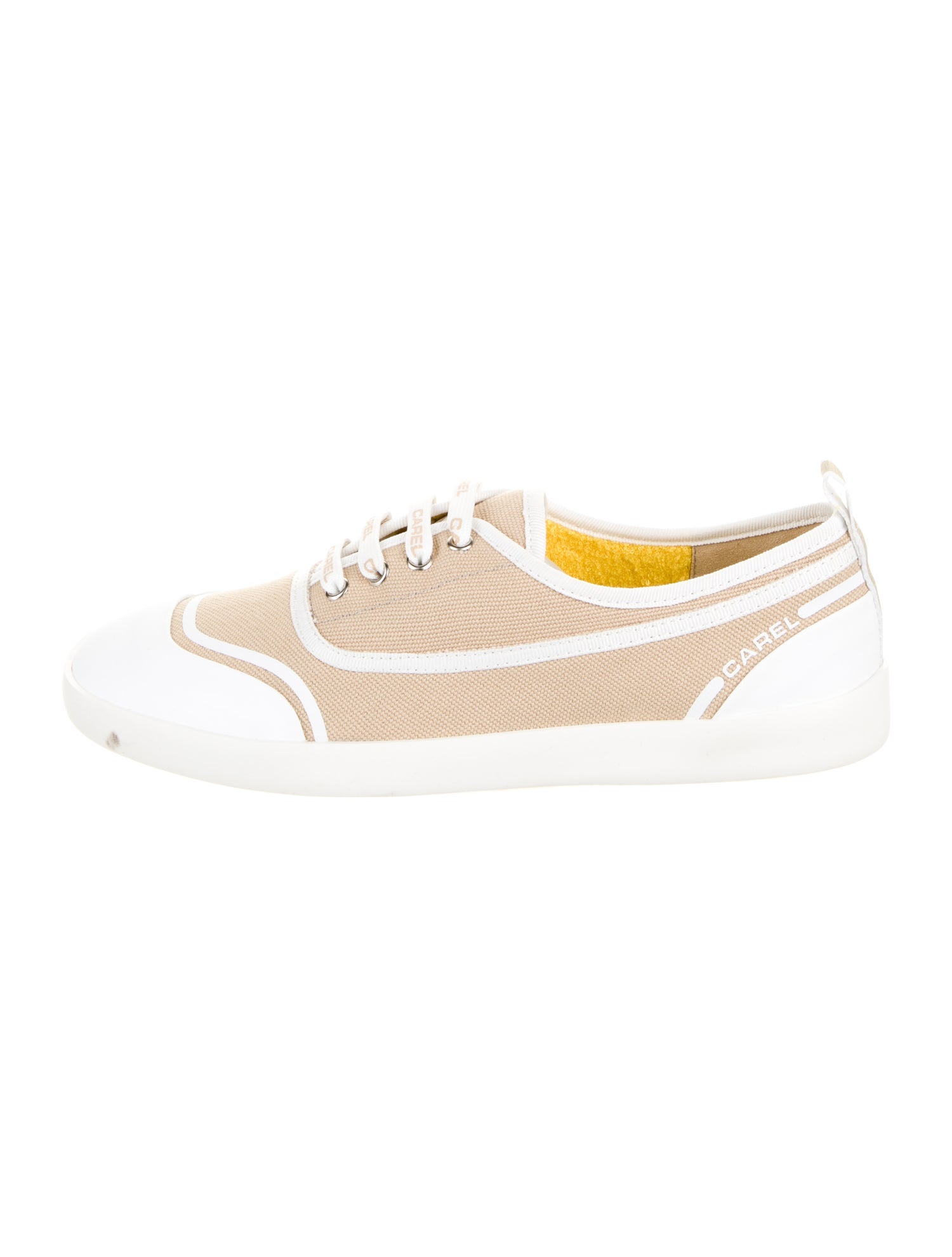 Carel Paris Canvas Colorblock Pattern Sneakers