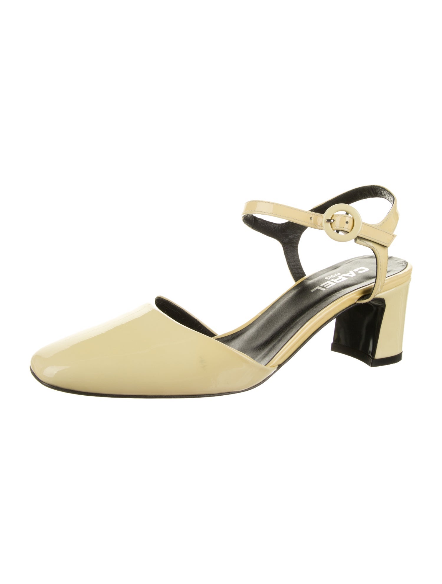 Carel Paris Patent Leather Slingback Pumps