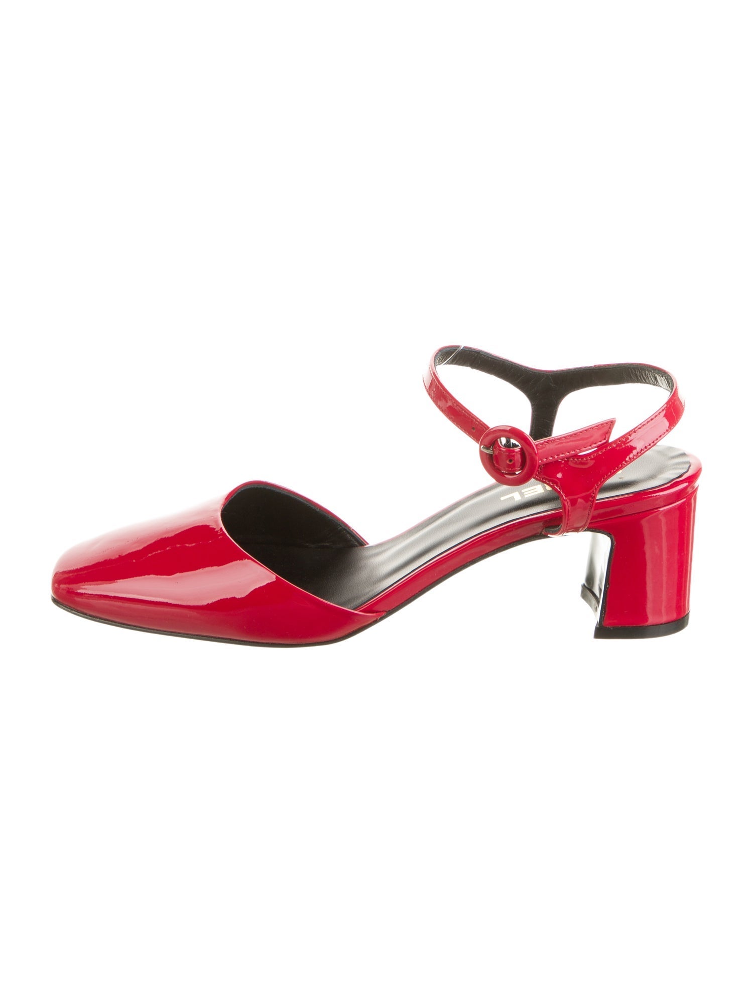 Carel Paris Patent Leather Slingback Pumps